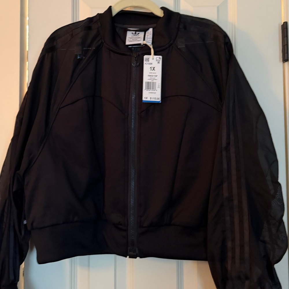 Adidas originals track top  size 1X